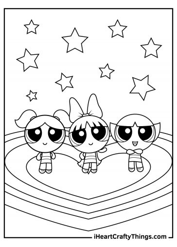 Powerpuff Girls Coloring Pages (100% Free Printables)