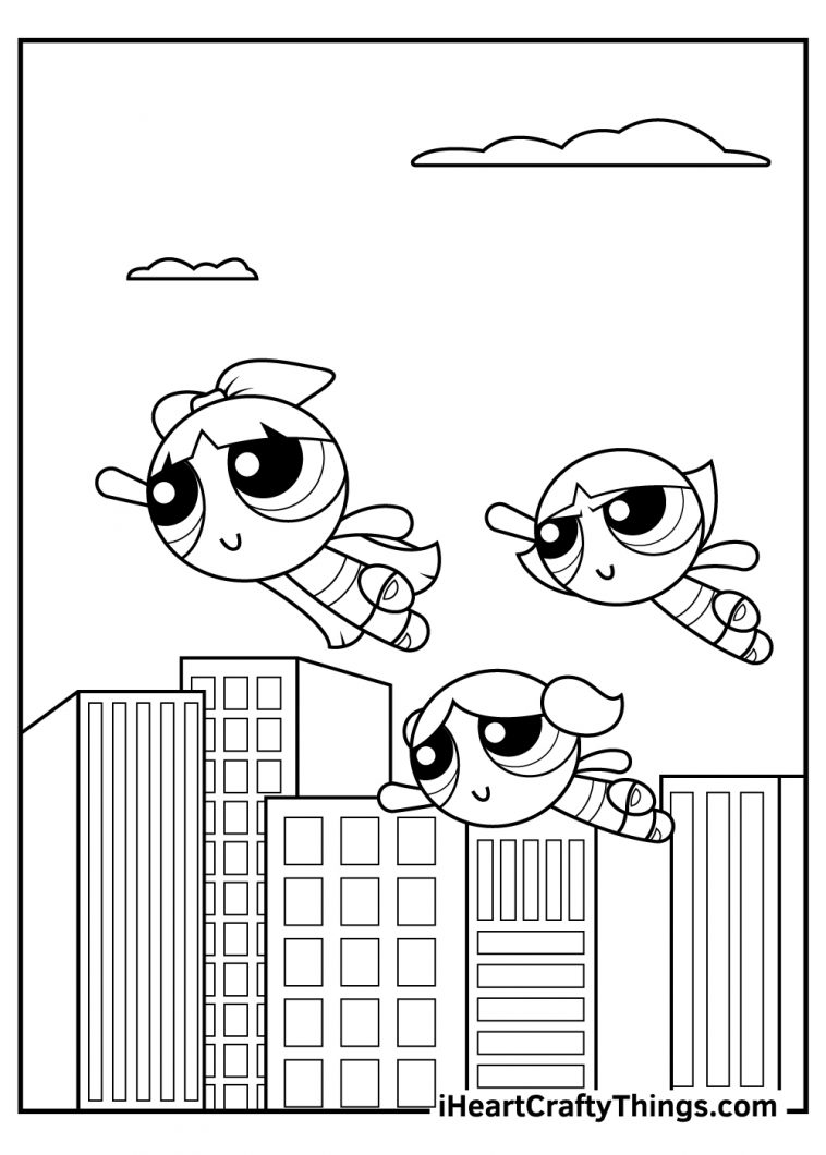 Powerpuff Girls Coloring Pages (100% Free Printables)