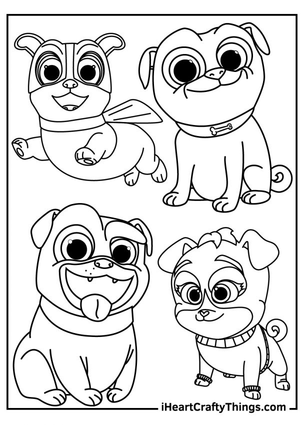Puppy Dog Pals Coloring Pages Updated 2023 