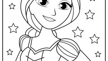 Tangled coloring pages