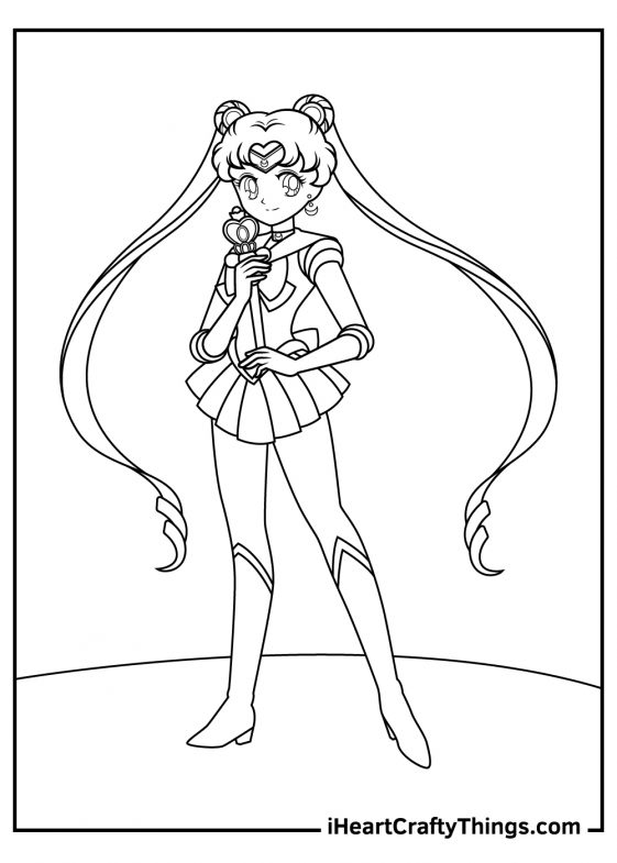 Sailor Moon Coloring Pages (100% Free Printables)