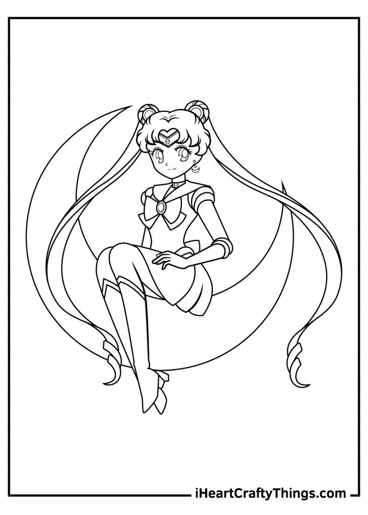 Sailor Moon Coloring Pages (100% Free Printables)