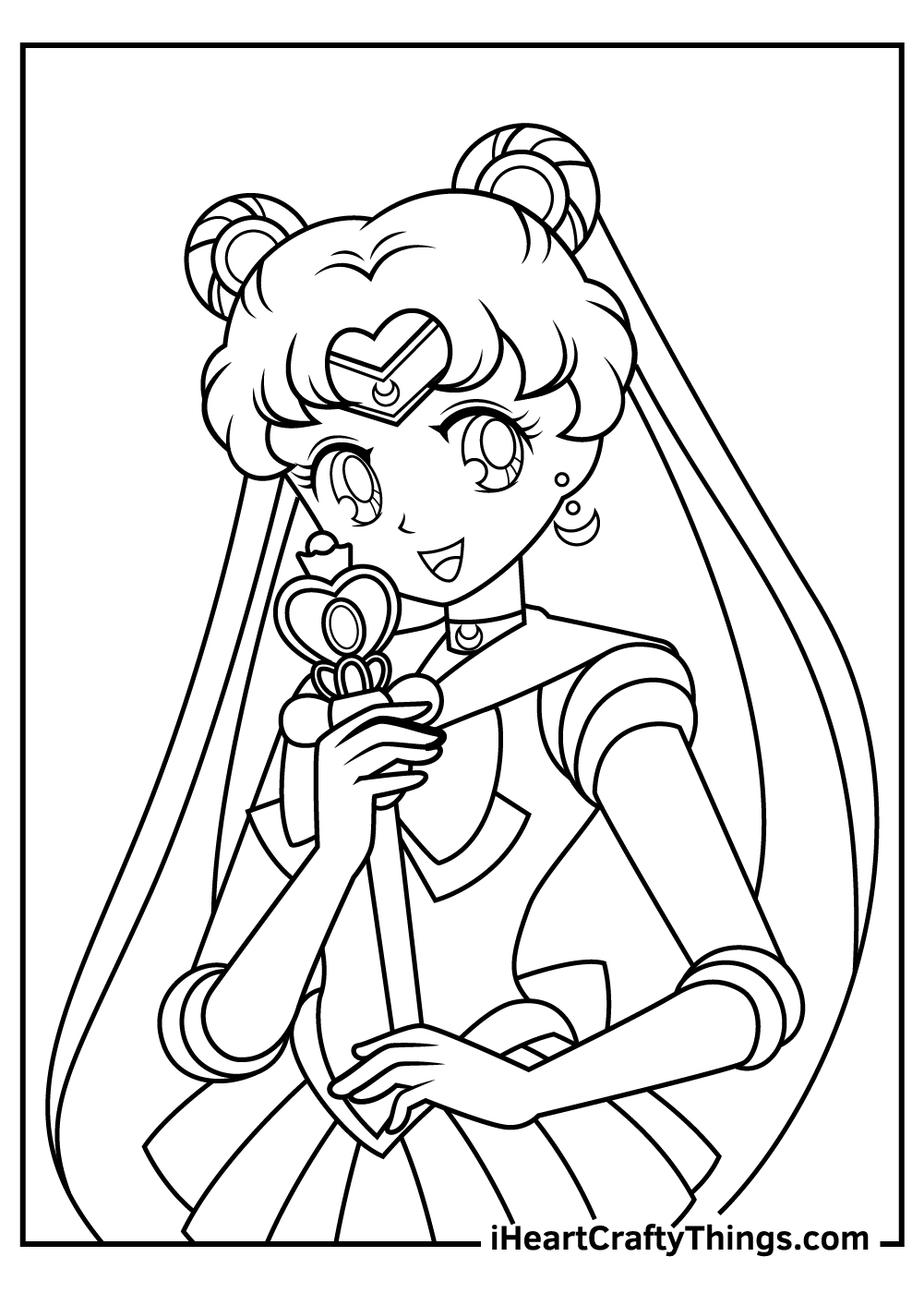 ✨SAILOR USAGI✨he shares a name with sailor moon, I had to draw him in some of her poses!! I actually had a lot of fun colouring this one…