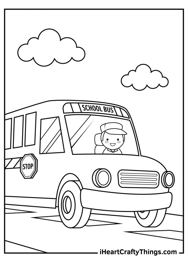 15 School Bus Coloring Pages (Updated 2024)