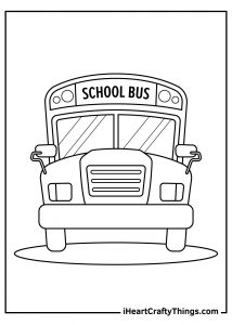 School Bus Coloring Pages (Updated 2024)