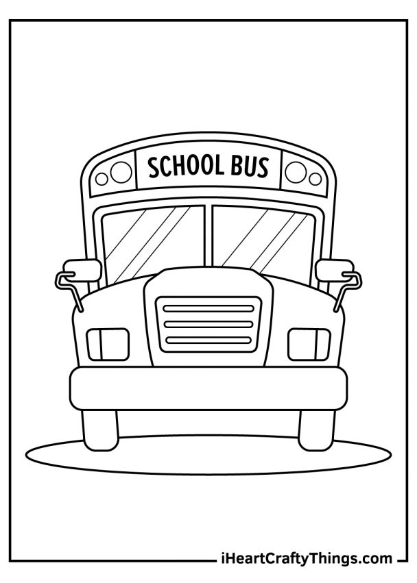 15 School Bus Coloring Pages (Updated 2024)