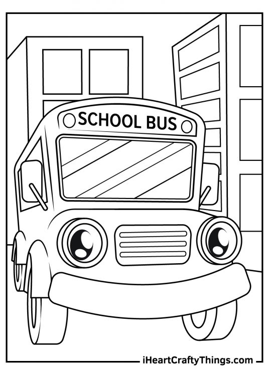 15 School Bus Coloring Pages (Updated 2024)