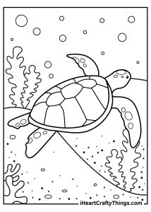 21 Sea Turtle Coloring Pages (100% Free Printables)