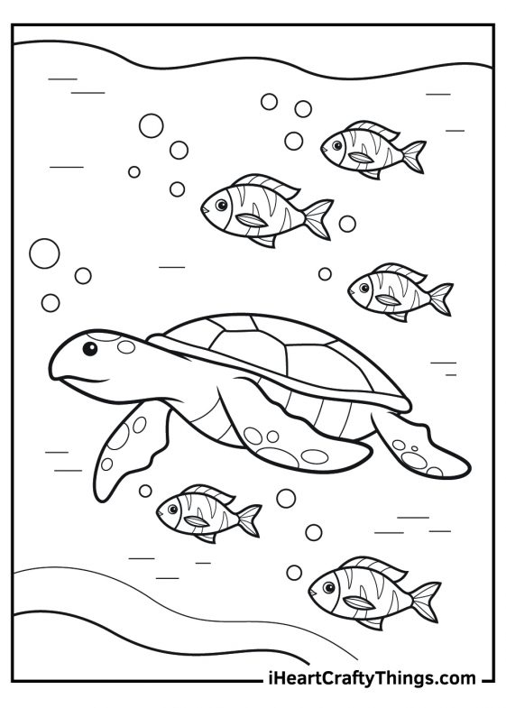 Sea Turtle Coloring Pages (Updated 2022)