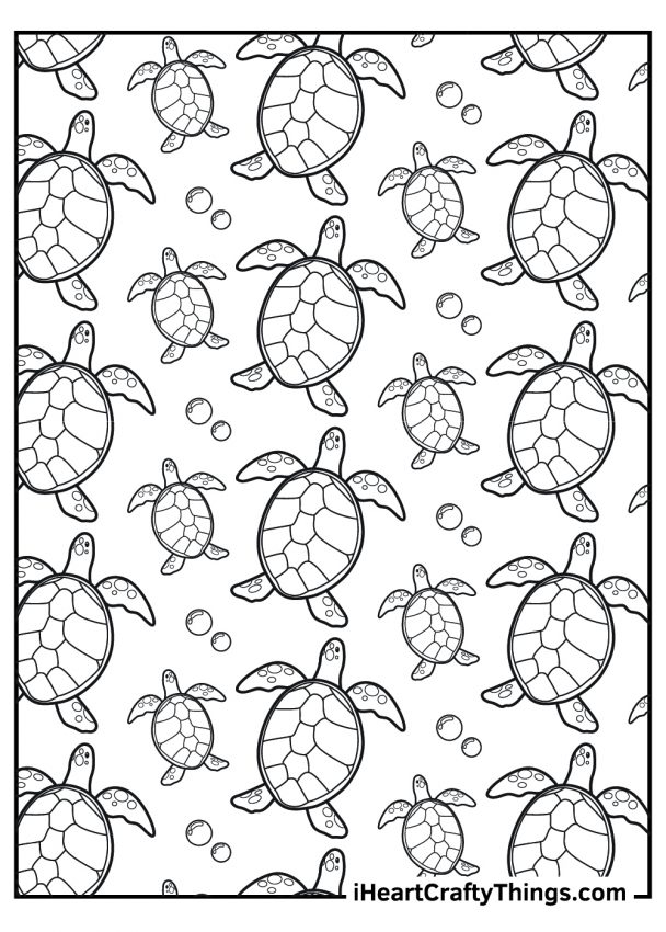 Sea Turtle Coloring Pages (Updated 2022)