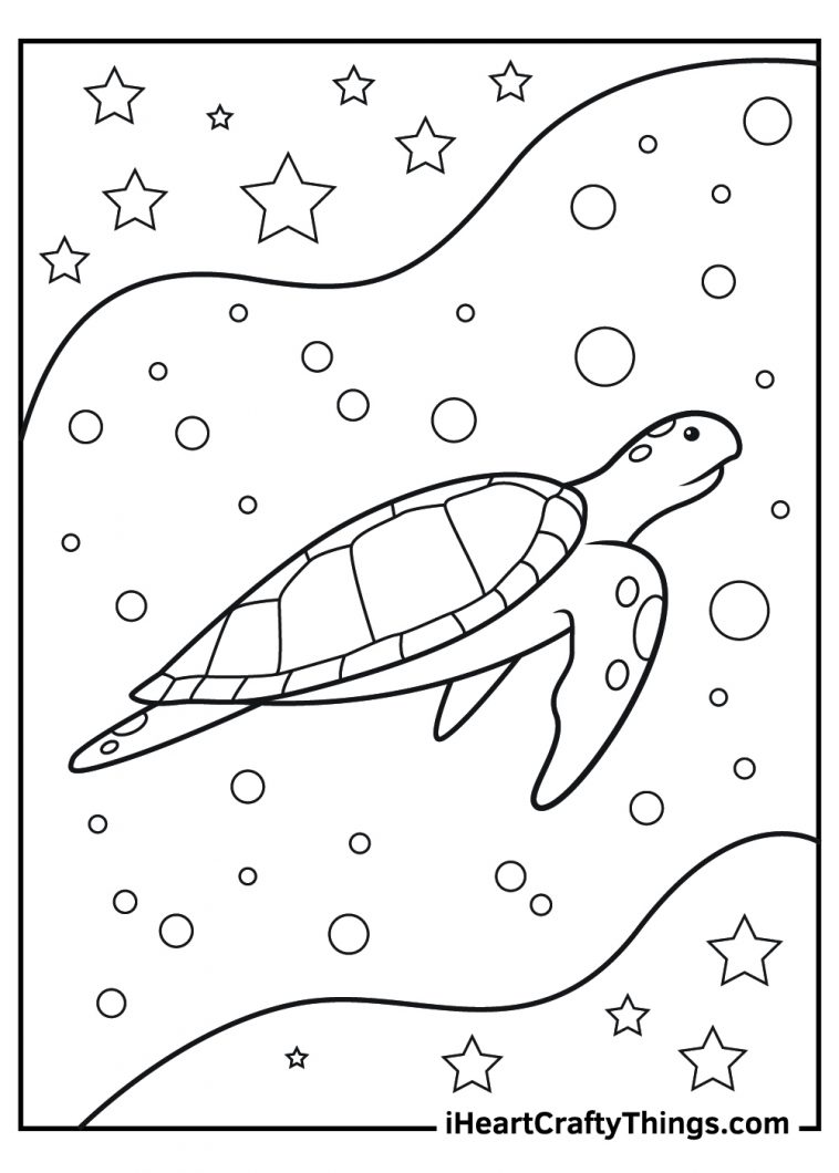 sea turtle coloring pages updated 2021