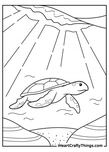 21 Sea Turtle Coloring Pages (100% Free Printables)