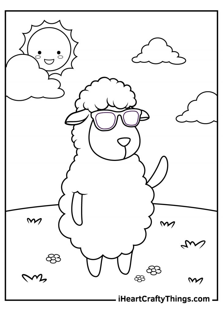 Printable Sheep Coloring Pages (Updated 2022)