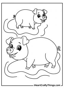 10 Simple Animal Coloring Pages (100% Free Printables)