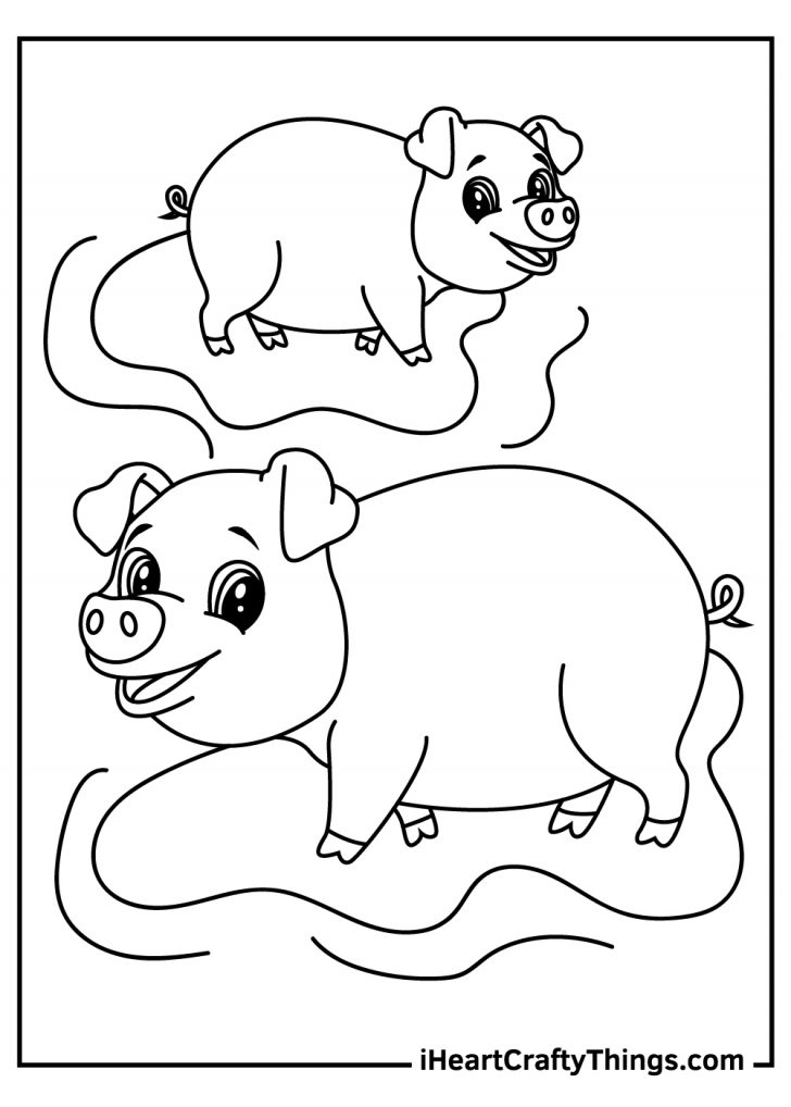 Simple Animal Coloring Pages (100% Free Printables)