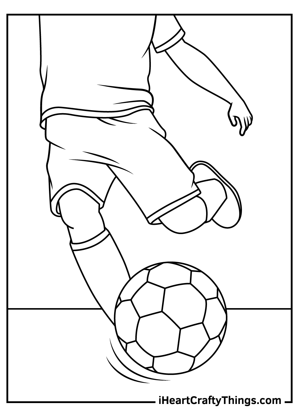 Soccer coloring pages