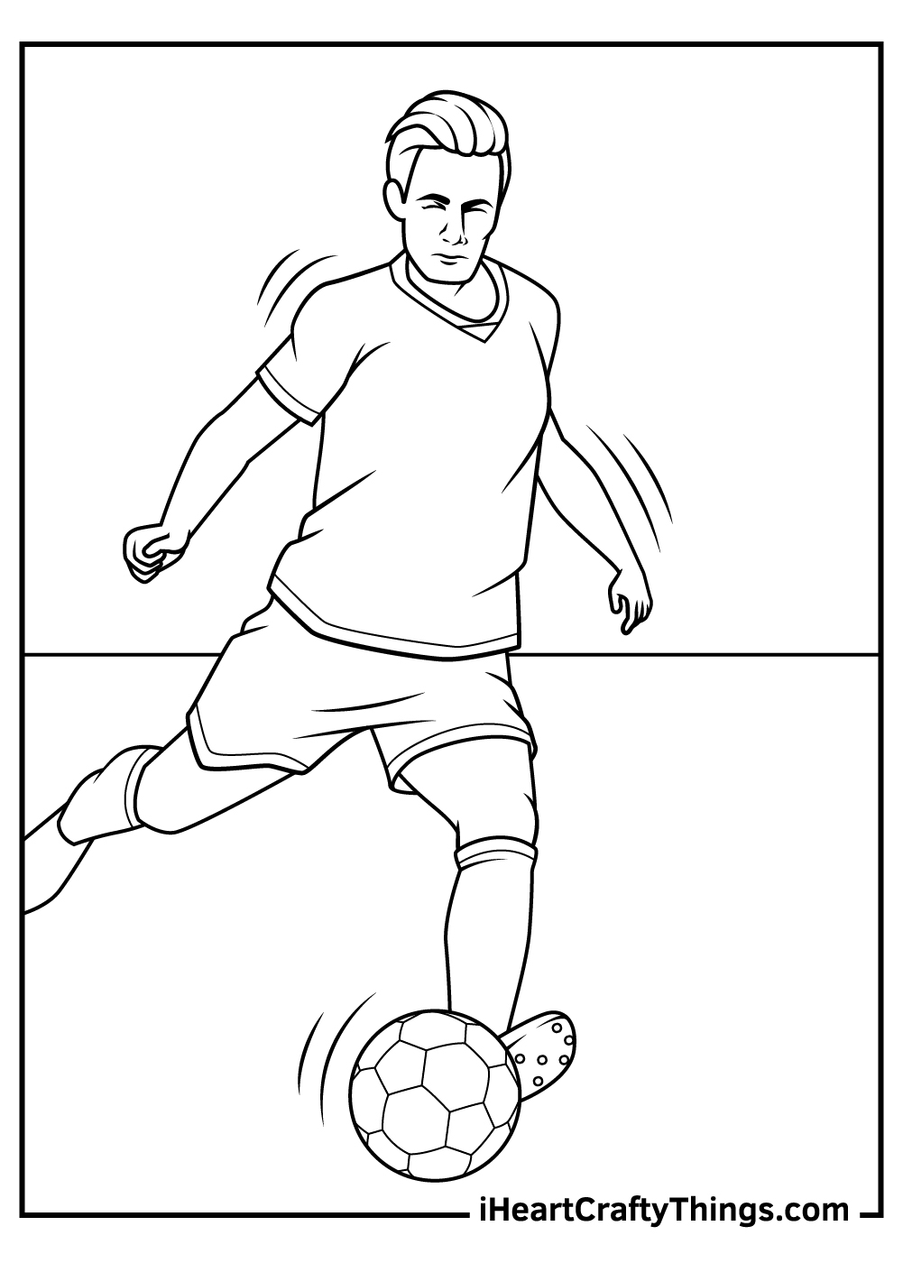 soccer coloring pages kids download