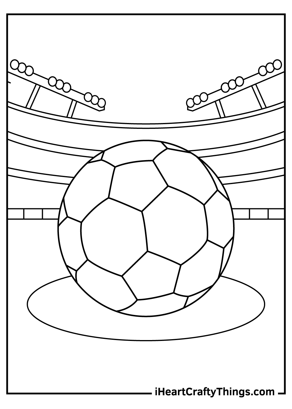 printable coloring pages of soccer balls