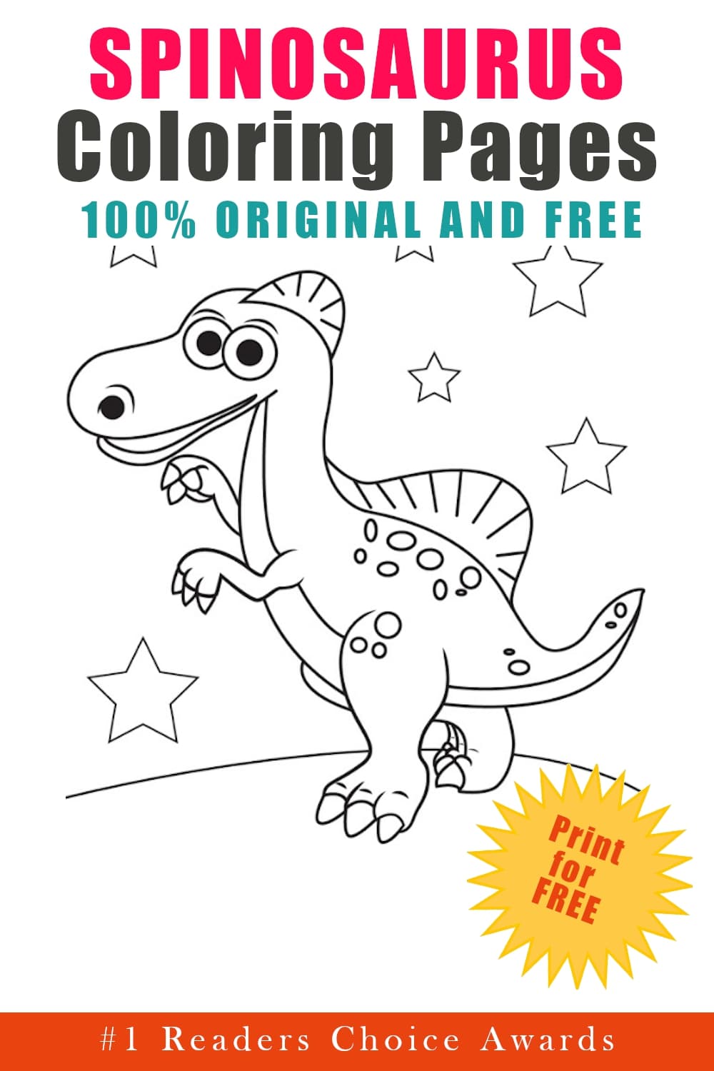 original and free spinosaurus coloring pages