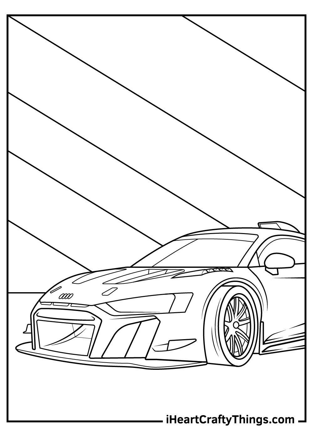 audi coloring pages