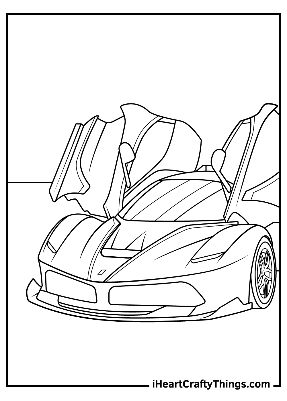 Sports Car Coloring Pages Updated 2021