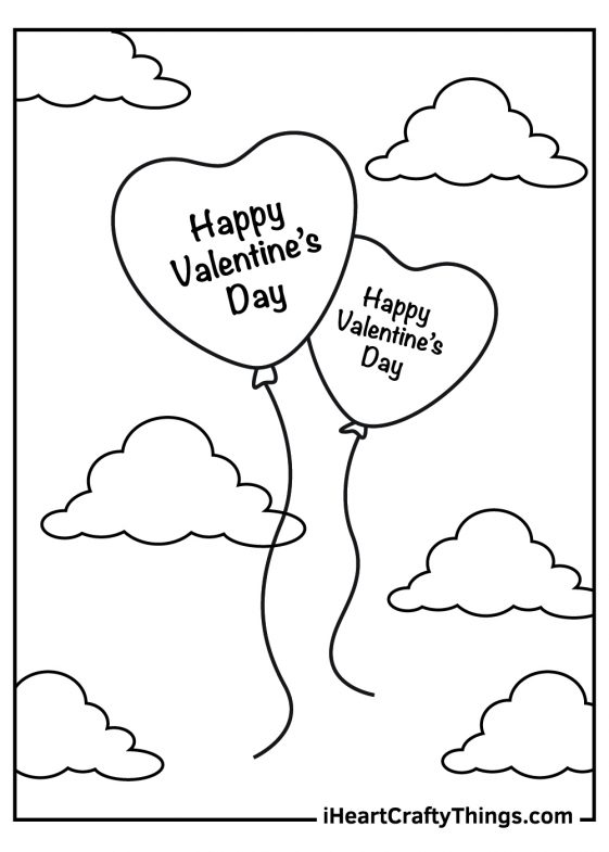 30 Valentine’s Day Coloring Pages (100% Free Printables)