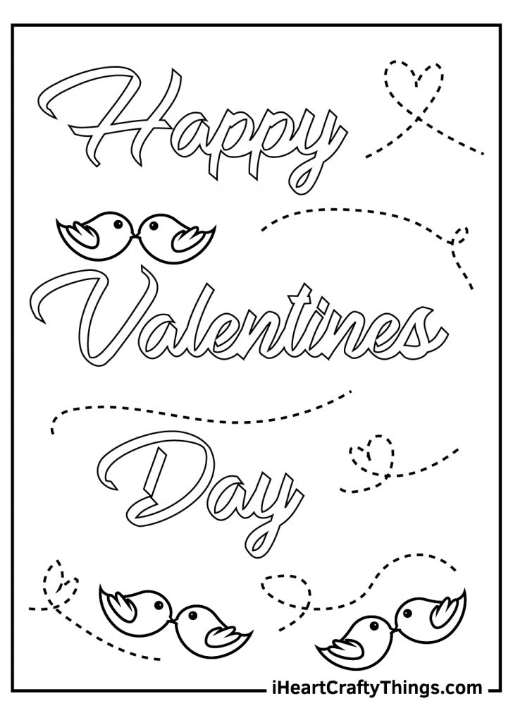 30 Valentine’s Day Coloring Pages (100% Free Printables)
