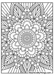 Stress Relief Coloring Pages (100% Free Printables)