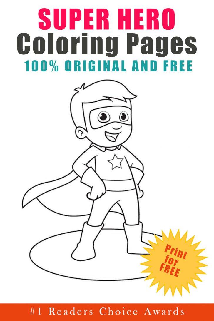 Superhero Coloring Pages (Updated 2022)