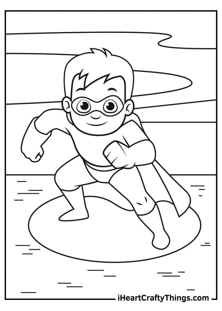 10 Creative Free Superhero Coloring Pages to Download