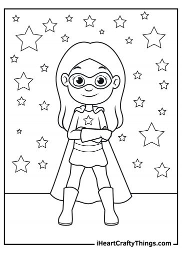 Superhero Coloring Pages (100% Free Printables)