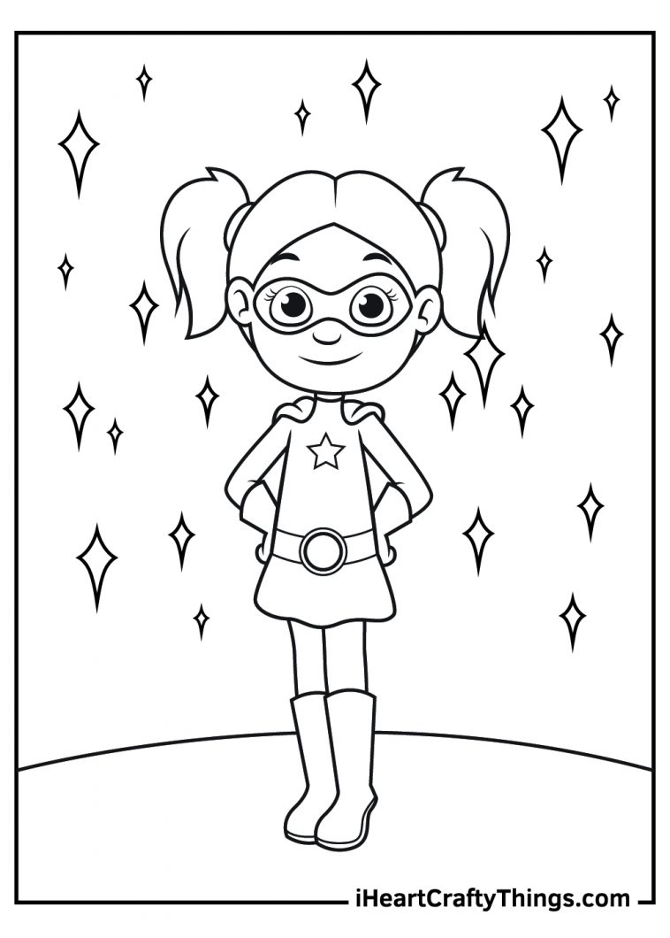 10 Fun Superhero Coloring Pages for Young Artists