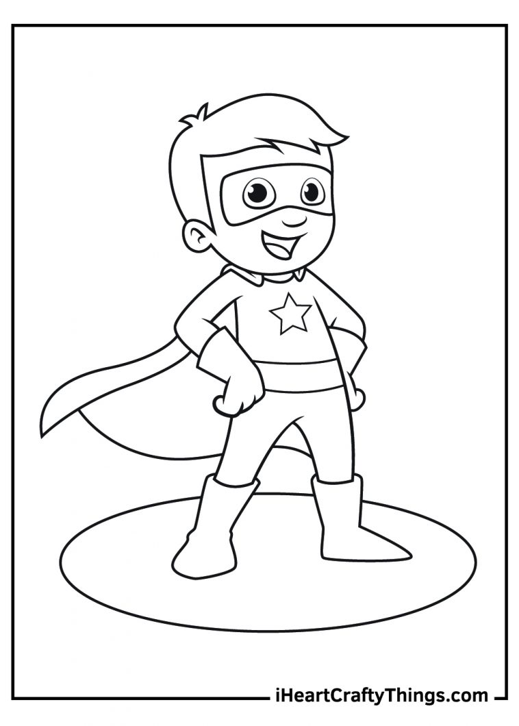 Superhero Coloring Pages (Updated 2022)