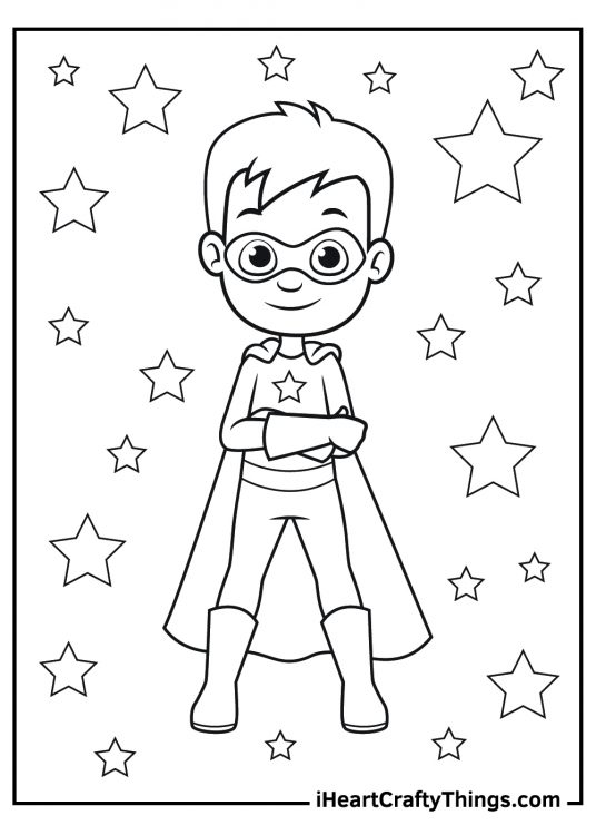 Superhero Coloring Pages Updated 2022 