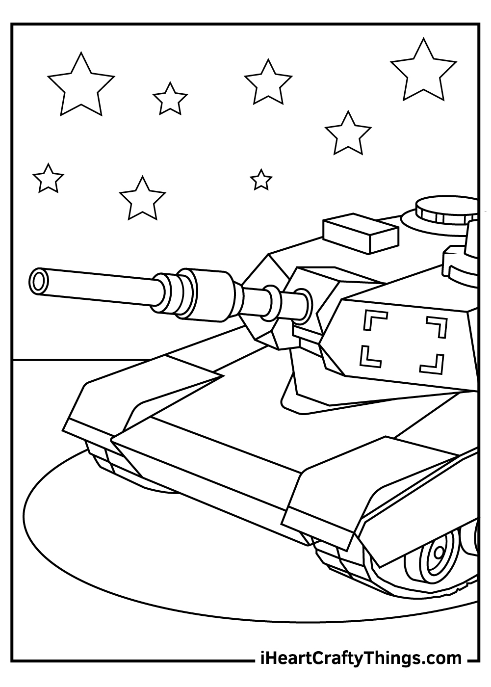 free army tank coloring pages