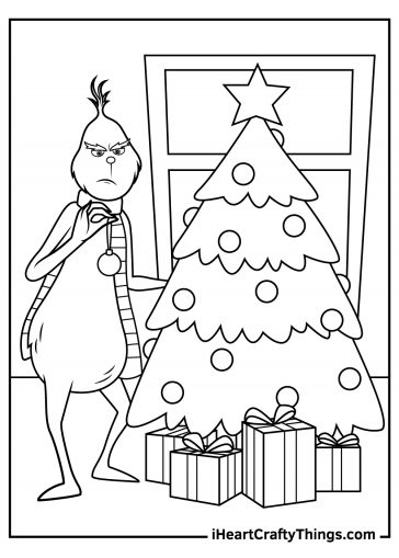 Grinch Coloring Pages (100% Free Printables)