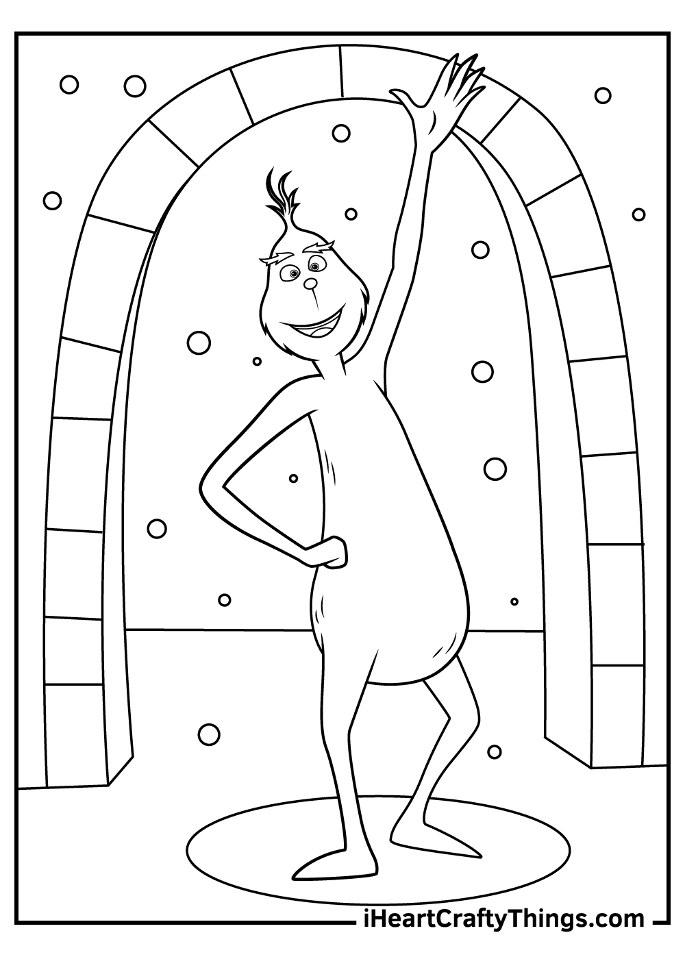 how the grinch stole christmas character coloring pages