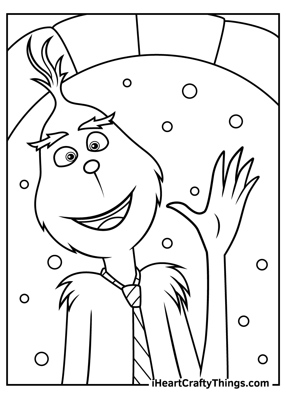 Grinch Coloring Pages (100% Free Printables)