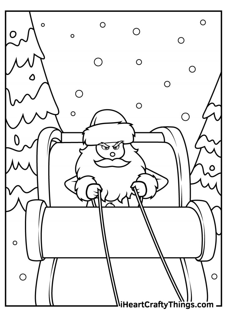 Grinch Coloring Pages (Updated 2021)