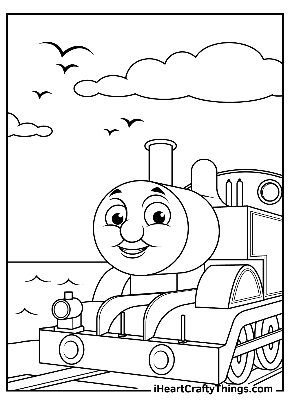 thomas the tank engine and coloring pages