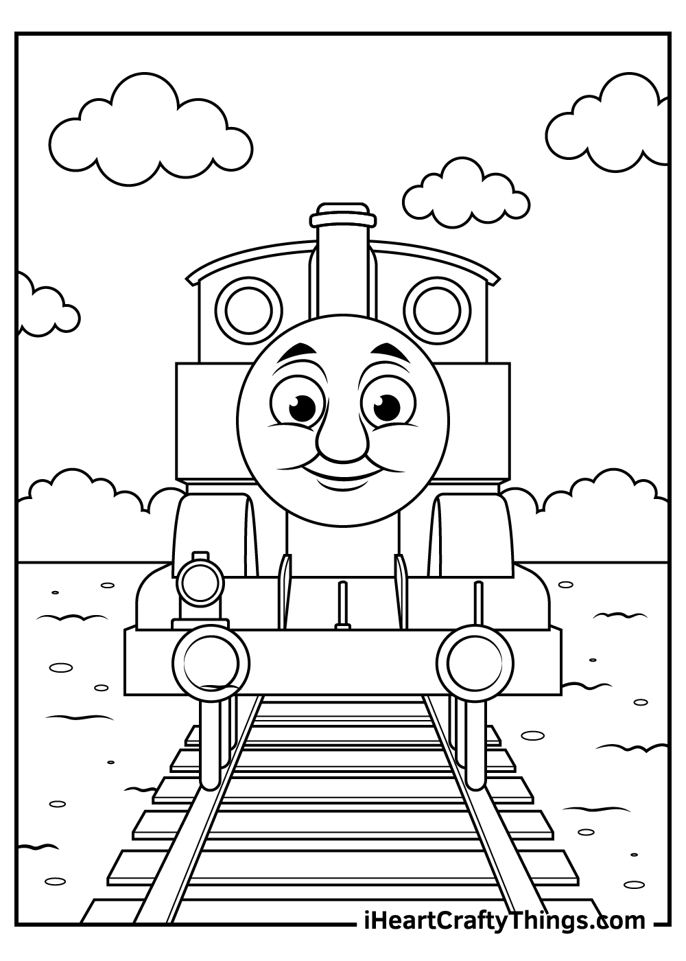 printable thomas the train coloring pages updated 2022