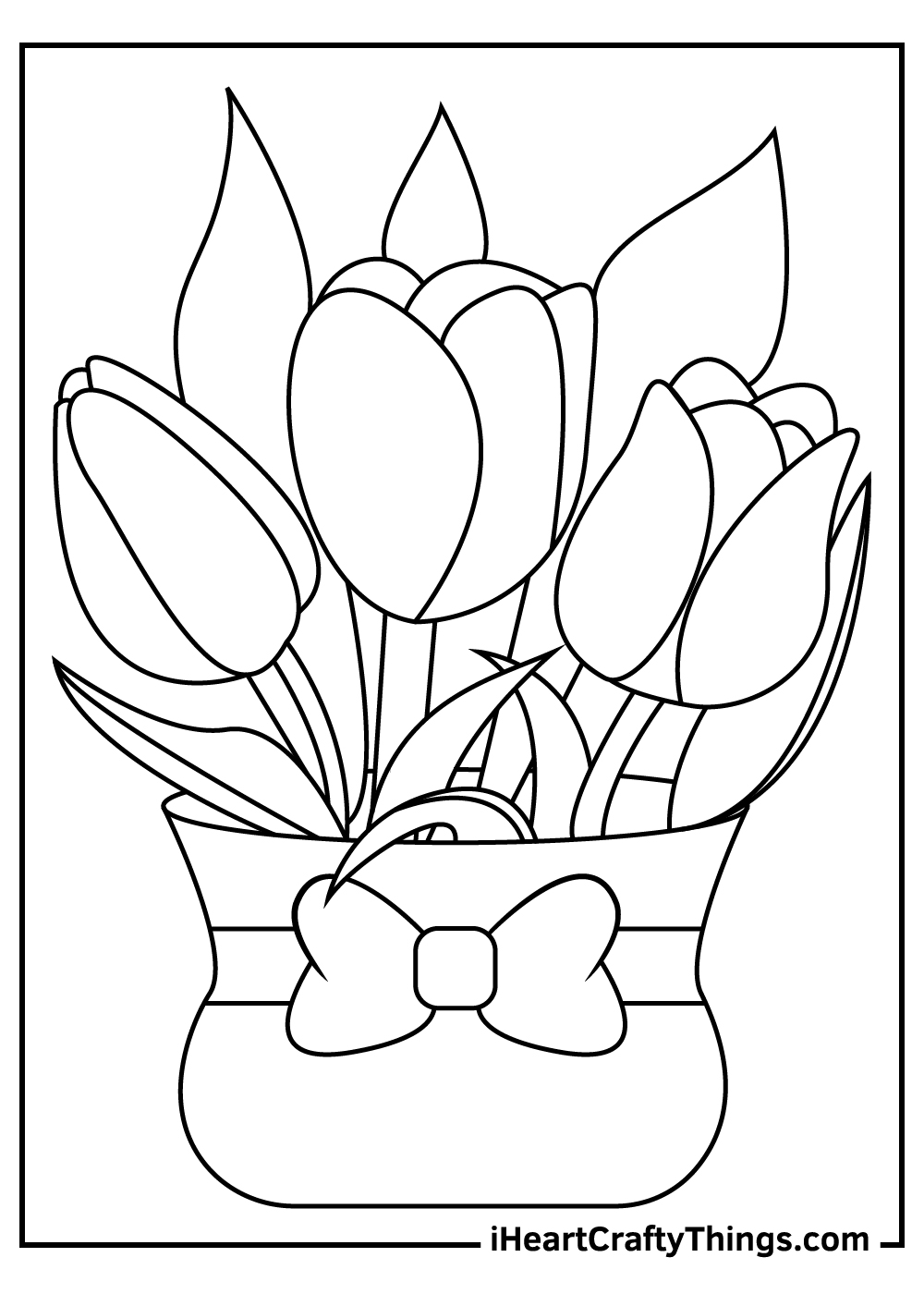 Tulip Coloring Pages Updated 2021 