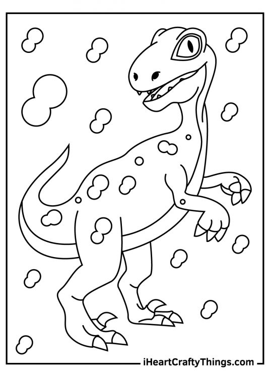 Velociraptor Coloring Pages