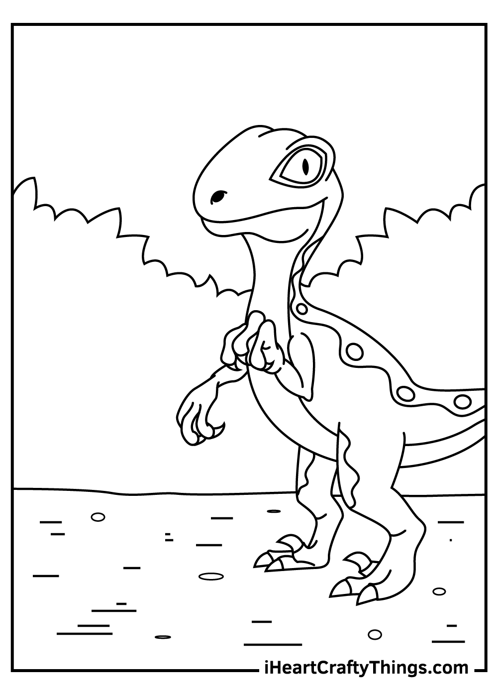 Velociraptor Coloring Pages Updated 21