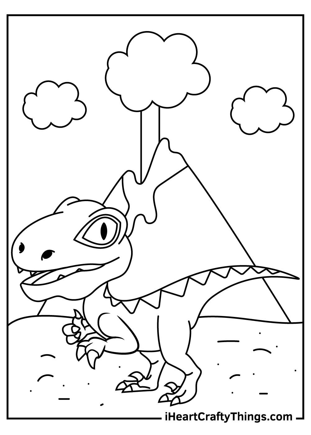 simple jurassic park velociraptor coloring pages