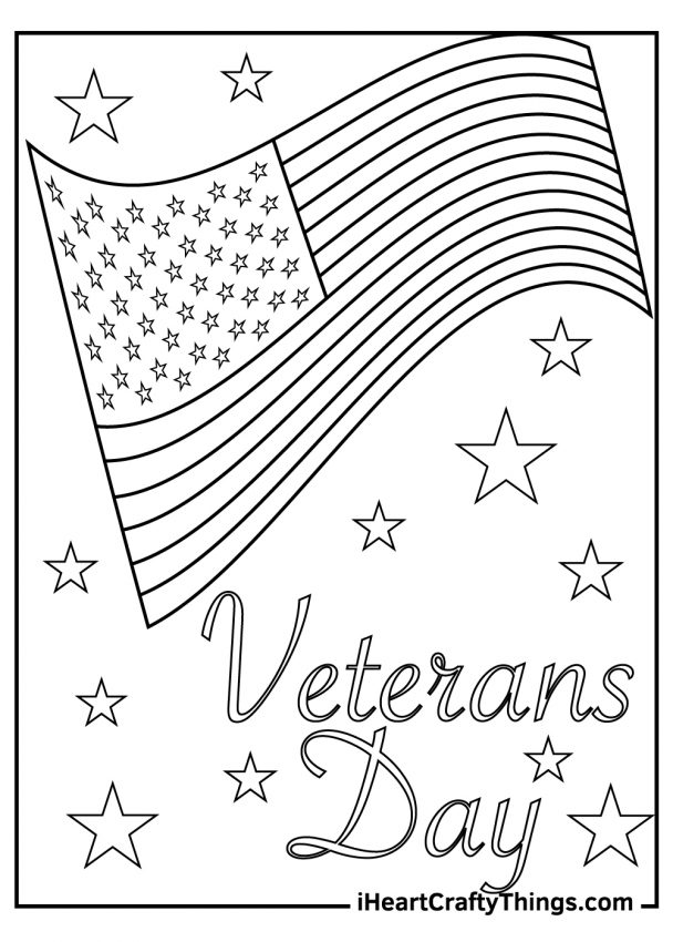 Veterans Day Printable Coloring Pages Customize And Print