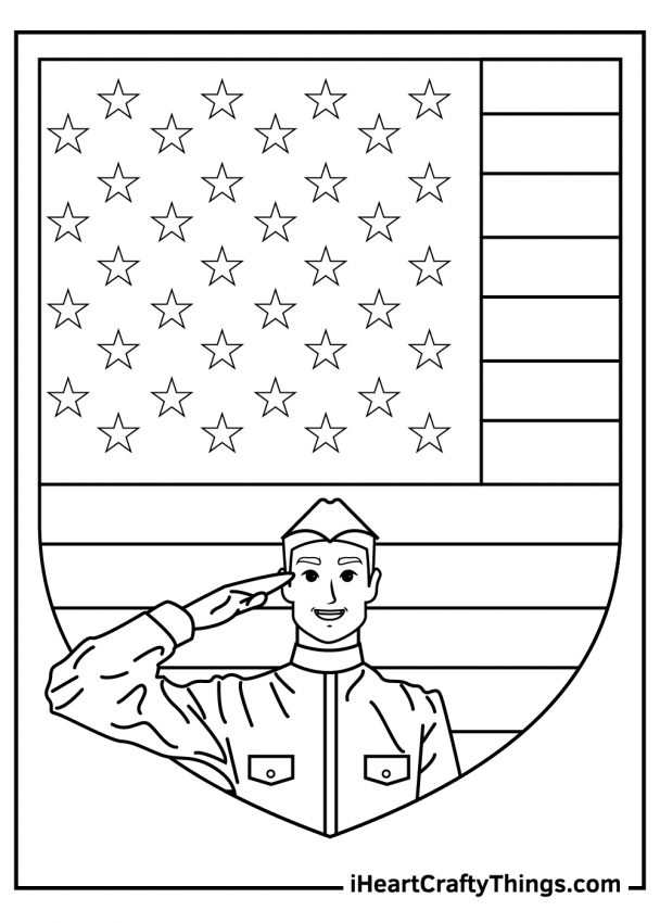 Veteran’s Day Coloring Pages ((100% Free Printables)