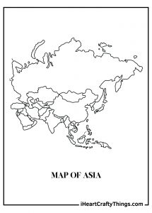 World Map Coloring Pages (100% Free Printables)