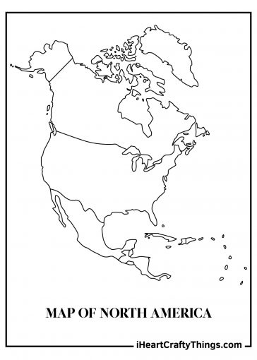 World Map Coloring Pages (100% Free Printables)