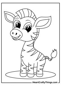 Zebra Coloring Pages (100% Free Printables)